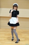 apron candyfruit cosplay dress hairband lili_a maid maid_uniform striped thighhighs zettai_ryouiki rating:Safe score:0 user:nil!