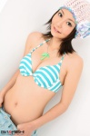 bikini cleavage denim girlz_high kamiya_nene miniskirt skirt striped swimsuit tuque rating:Safe score:0 user:nil!