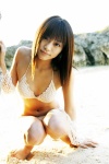 beach bikini cleavage kaikawa_hitomi raburi_summer side-tie_bikini swimsuit rating:Safe score:0 user:nil!