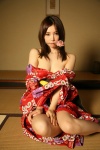 cleavage kimono mouth_hold open_clothes yoshida_yuri ys_web_332 rating:Safe score:6 user:nil!