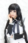 akemi_homura aki_(ii) blouse bow cosplay hairband puella_magi_madoka_magica ribbons school_uniform rating:Safe score:0 user:pixymisa