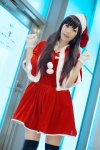 cosplay dress gloves harumiya_yun original santa_costume shawl stocking_cap thighhighs zettai_ryouiki rating:Safe score:1 user:nil!