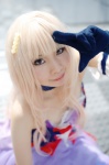 blonde_hair corset cosplay gloves macross macross_frontier miniskirt seino_merika sheryl_nome skirt rating:Safe score:0 user:nil!