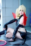 blonde_hair cosplay halter_top hanna_yume kichijou padlock pantyhose wings zone-00 rating:Safe score:0 user:Log