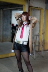 blouse boots cosplay jacket makise_kurisu michiko pantyhose shorts steins;gate tie rating:Safe score:2 user:nil!