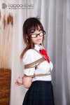 blouse bound glasses pleated_skirt school_uniform side_ponytail skirt taboo-love_bondage_040 tagme_model rating:Safe score:0 user:nil!