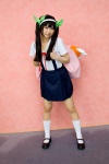 bakemonogatari cosplay hachikuji_mayoi hairband kneesocks pleated_skirt sailor_uniform school_uniform skirt twintails yuriya rating:Safe score:1 user:nil!