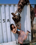 cage camisole cleavage giraffe kawamura_yukie miss_actress skirt rating:Safe score:0 user:nil!