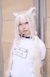 animal_ears blonde_hair buruma cat_ears choker cosplay gym_uniform ichinose_yukino nekopara shorts tshirt twintails vanilla_(sayori) rating:Questionable score:1 user:nil!