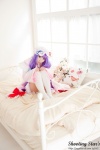 bed cosplay dress hat patchouli_knowledge purple_hair robe saku sweet_garden thighhighs touhou zettai_ryouiki rating:Safe score:0 user:nil!