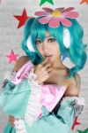 aqua_hair colorful_x_melody_(vocaloid) cosplay detached_sleeves dress hatsune_miku kim_tai_sik microphone project_diva thighhighs tomiaaaaaaa twintails vocaloid rating:Safe score:3 user:DarkSSA
