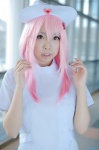 cosplay dress guilty_crown nurse nurse_cap nurse_uniform pink_hair souna yuzuriha_inori rating:Safe score:0 user:nil!
