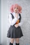 aisuba blouse cosplay inu_boku_secret_service jumper kneesocks pink_hair roromiya_karuta school_uniform twintails rating:Safe score:0 user:nil!