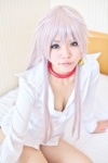 asanagi_rin bell blouse cleavage collar cosplay heterochromia k neko_(k) pink_hair rating:Safe score:0 user:pixymisa