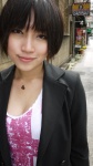 blazer cleavage sayaka tank_top rating:Safe score:0 user:nil!