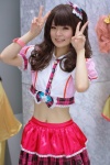 bow cosplay croptop hairbow idolmaster idolmaster_cinderella_girls maitako shimamura_uzuki tiered_skirt wristband rating:Safe score:1 user:pixymisa