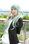 aqua_hair blazer cosplay dress hatsune_miku keep_only_one_love_(vocaloid) miou skirt tie twintails vocaloid rating:Safe score:0 user:pixymisa