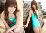 beach dreamin'_girl ogura_yuuko one-piece_swimsuit swimsuit rating:Safe score:1 user:nil!