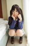 bed blazer blouse cosplay kneesocks k-on! nakano_azusa panties pleated_skirt rinrin_sutairu school_uniform skirt tsukihana_rin twintails rating:Safe score:0 user:nil!