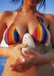 bikini_top cleavage hanai_miri ocean on_a_pet swimsuit rating:Safe score:1 user:nil!