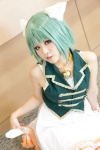 animal_ears bell cat_ears cosplay dress green_hair gumi o-sui tail vest vocaloid rating:Safe score:1 user:pixymisa