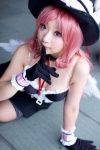 animal_ears bunny_ears collar cosplay full_moon_wo_sagashite gloves meroko_yui pink_hair skirt ten thighhighs top_hat rating:Safe score:0 user:Log
