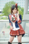 akb48 blouse boots cosplay endou_sora hairbow jacket kneehighs maeda_atsuko_(cosplay) miniskirt skirt vest rating:Safe score:1 user:nil!