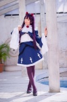 blouse cosplay gokou_ruri hairband mashiro_yuki miniskirt ore_no_imouto_ga_konna_ni_kawaii_wake_ga_nai pantyhose purple_hair purple_legwear shawl skirt rating:Safe score:1 user:nil!