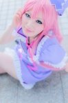 asaya_yuu cosplay megurine_luka nurse nurse_cap nurse_uniform pink_hair stethoscope vocaloid rating:Safe score:0 user:pixymisa