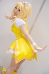 amatsuka_miyu blonde_hair blouse boots cosplay cure_peace hairband kise_yayoi pleated_skirt ponytail pretty_cure shorts skirt smile_precure! rating:Safe score:1 user:nil!