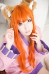 animal_ears blouse cosplay horo orange_hair saku saku_to_koshinryo_horo spice_and_wolf tail wolf_ears rating:Safe score:0 user:nil!