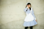 apron cosplay dress hairband katase_miaka maid maid_uniform original pantyhose rating:Safe score:0 user:nil!
