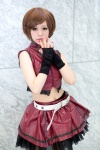 choker cosplay fingerless_gloves gloves kooki meiko miniskirt skirt vest vocaloid rating:Safe score:0 user:pixymisa