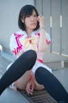 blouse bowtie cosplay minatsuki_naru original pleated_skirt skirt thighhighs zettai_ryouiki rating:Safe score:0 user:pixymisa