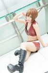 boots bra cosplay croptop haruki_(iii) meiko miniskirt pantyhose sheer_legwear skirt vocaloid rating:Safe score:0 user:pixymisa