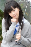blouse braid cardigan nanaka_amanonanae scarf umbrella rating:Safe score:0 user:pixymisa