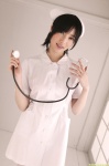 apron costume dgc_0563 dress morishita_yuuri nurse nurse_cap stethoscope waitress waitress_uniform rating:Safe score:0 user:nil!