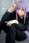 cosplay crossplay dress_shirt kamui_gakupo mana_bu purple_hair trousers vocaloid world_is_mine_(vocaloid) rating:Safe score:0 user:nil!