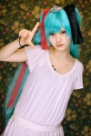 aqua_hair blouse cosplay hatsune_miku hina twintails vocaloid world_is_mine_(vocaloid) rating:Safe score:2 user:nil!