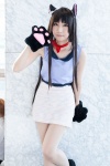 akiyama_mio animal_ears blouse bowtie cat_ears catgirl cat_paws cosplay k-on! pantyhose skirt yuushi rating:Safe score:0 user:pixymisa