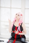 cosplay dress guilty_crown hair_clip miiko pink_hair ribbons twintails wristband yuzuriha_inori rating:Safe score:0 user:Kryzz