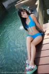 bikini cleavage pool side-tie_bikini swimsuit toro_(ii) xuiren_146 rating:Safe score:2 user:nil!