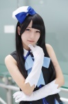 cosplay elbow_gloves gloves hairbow katagiri_nana miniskirt skirt sleeveless_blouse tagme_character tagme_series rating:Safe score:1 user:nil!