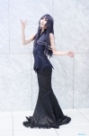 bishoujo_senshi_sailor_moon blouse blue_hair cosplay houtou_singi mistress_9 skirt rating:Safe score:1 user:nil!