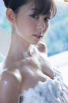 akiyama_rina bathroom bikini_top cleavage soap_suds swimsuit wet rating:Safe score:3 user:nil!
