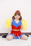 cheerleader_uniform cosplay hairband kneesocks osomatsu-kun osomatsu-san pleated_skirt pom_poms skirt tank_top twintails yayoi yowai_totoko rating:Safe score:0 user:nil!