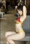 bikini_bottom halter_top hip!_hop! natsuki_riko shirt_lift swimsuit rating:Safe score:2 user:nil!