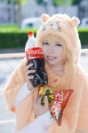 blonde_hair cosplay doma_umaru hamster_costume himouto!_umaru-chan tshirt yui_(ii) rating:Safe score:0 user:nil!