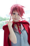 cape cosplay red_hair ruiko saki_kano school_uniform zone-00 rating:Safe score:0 user:pixymisa
