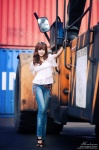 gloves high_heels jeans sunglasses yun_chae-a rating:Safe score:0 user:mock